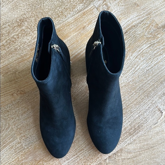 NWOT Kate Spade Taraji Faux Pearl Block Heel Bootie 8.5 - Picture 2 of 9